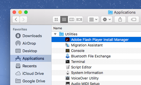 adobe flash player for mac 10.14